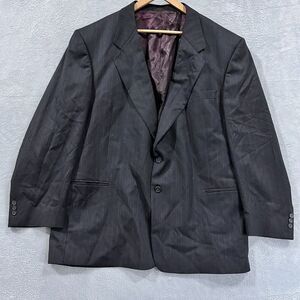 Louis Roth Sports‎ Coat men's 50R Blazer VTG USA Made Striped Lined